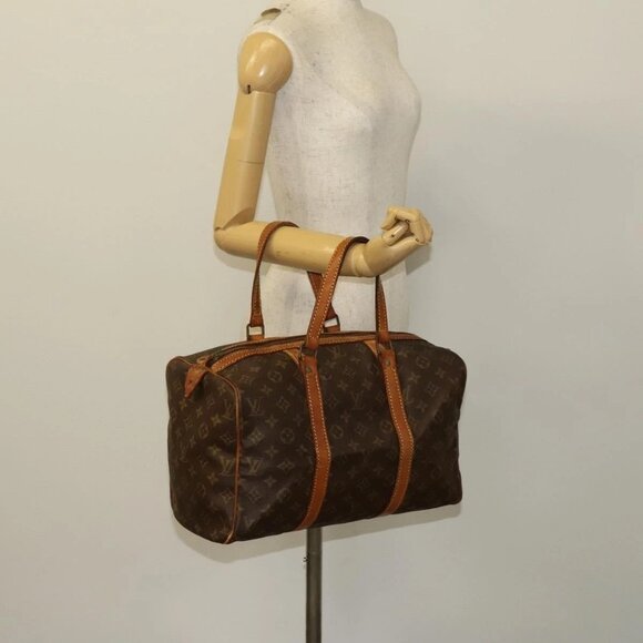 LOUIS VUITTON Monogram Sac Souple 35 Boston Bag M41626 LV Auth 128383 - Picture 3 of 16